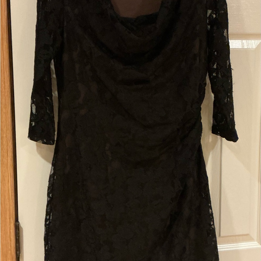 Coldwater Creek Black Lace Dress